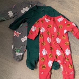 OLD NAVY three up to 7 lbs onesies